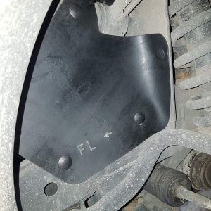 Комплект посиленого брудозахисту моторного відсіку з набором кліпс для Lexus GX 470 (2002-2009)