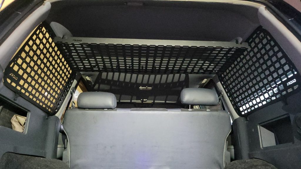 Модульна система зберігання Molle (Молле) для вікон багажника Toyota Land Cruiser 80