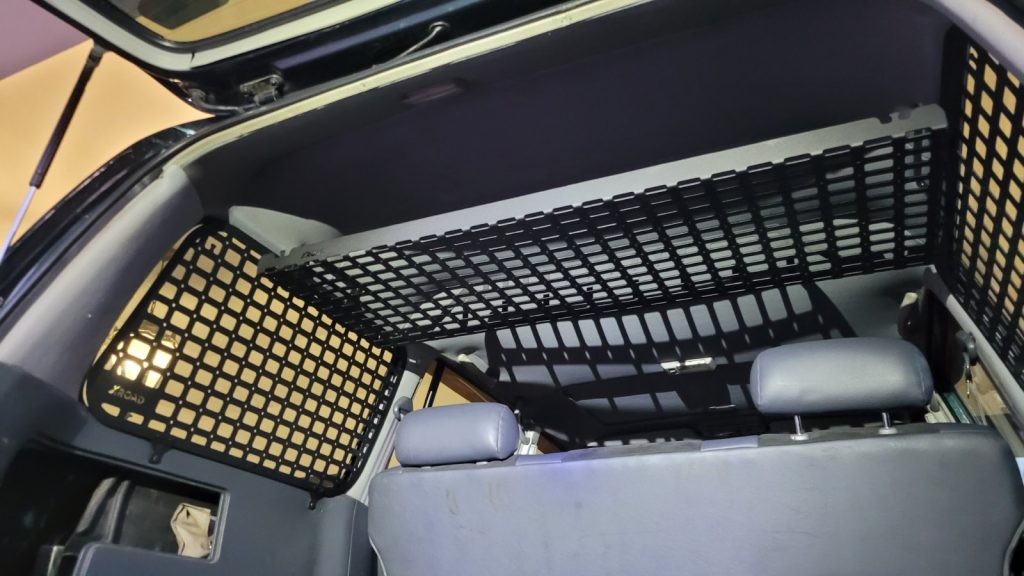 Модульна система зберігання Molle (Молле) для вікон багажника Toyota Land Cruiser 80