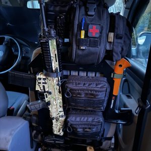 Тактична молле панель на спинку сидіння універсальна