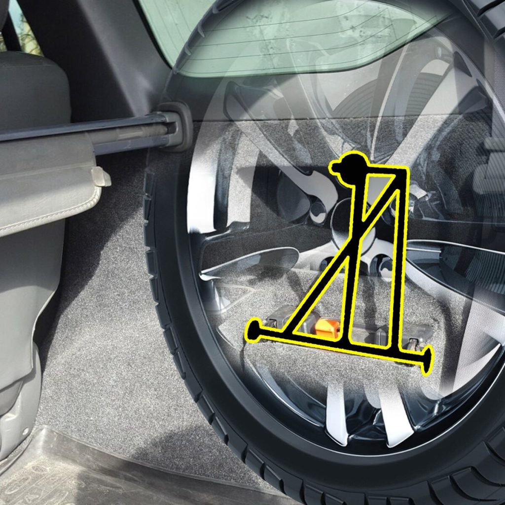 Кронштейн запасного колеса в багажник Toyota Land Cruiser Prado 120, Lexus GX470