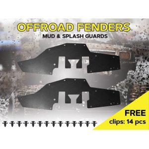 Комплект офроудних пильників моторного відсіку з набором кліпс для Toyota 4Runner 130 (1989-1995)