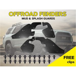 Комплект посиленого брудозахисту моторного відсіку з набором кліпс для Toyota Fortuner G2 (2015-т.ч.)