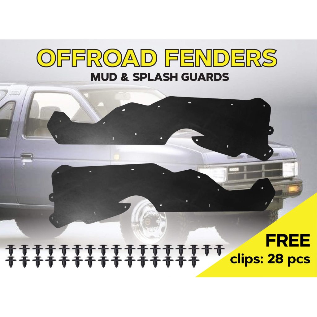 Комплект офроудних пильників моторного відсіку з набором кліпс для Nissan Terrano (1985-1995)