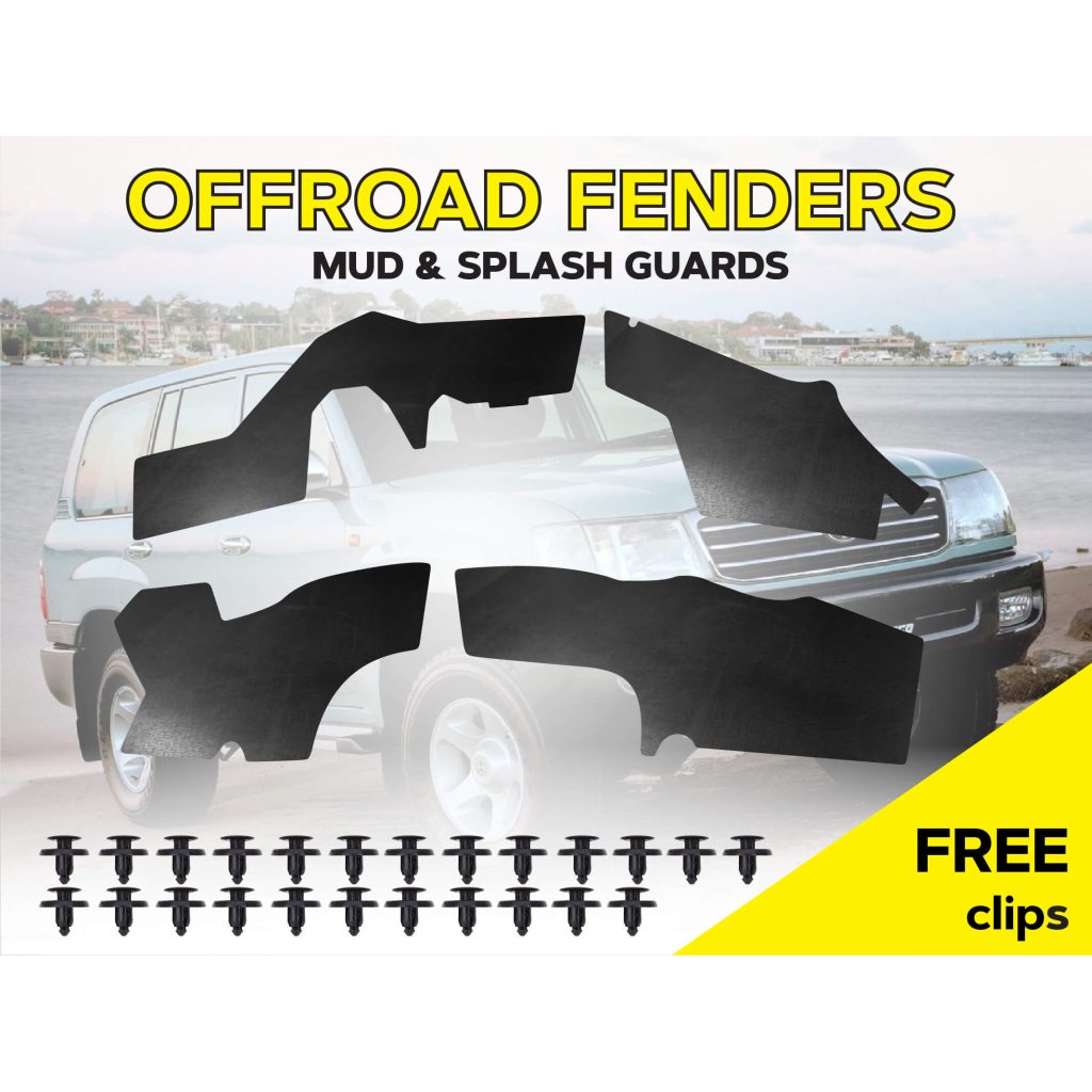 Комплект посиленого брудозахисту моторного відсіку з набором кліпс для Toyota Land Cruiser 105 (1997-2008)