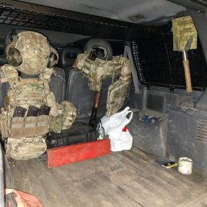 Модульна система зберігання Molle (Молле) для вікон багажника Mitsubishi Pajero Wagon 2