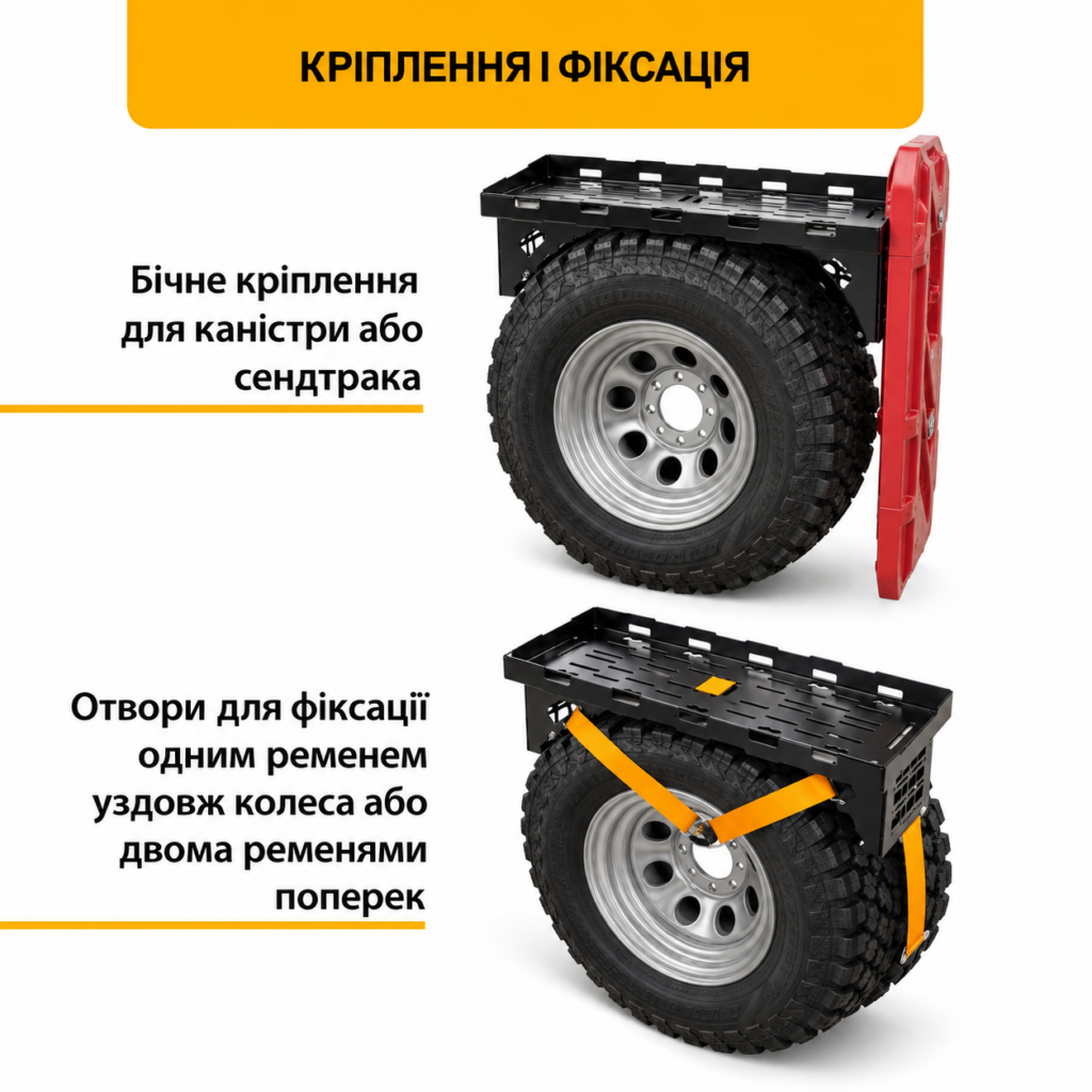 Платформа-кошик XRoad на запасне колесо