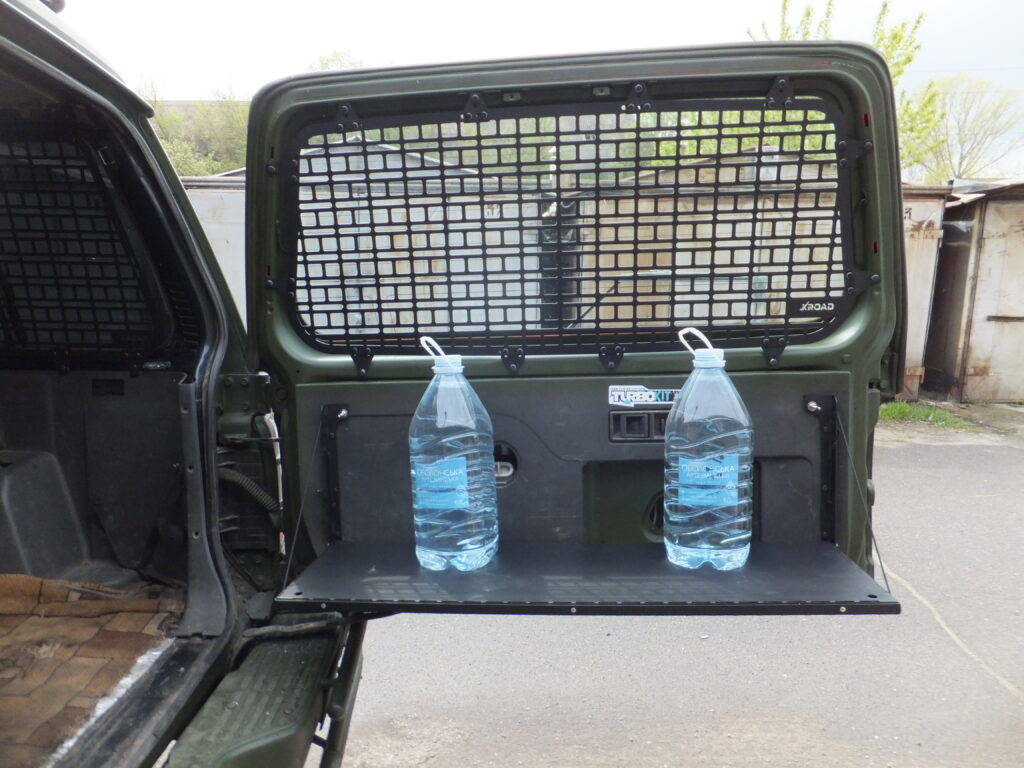 Модульна система зберігання Molle (Молле) для вікон багажника Mitsubishi Pajero Wagon 2