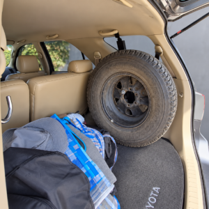 Кронштейн запасного колеса в багажник XRoad для Toyota Fortuner G1 (2005-2015)