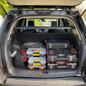 Модульна система зберігання Molle (Молле) для вікон багажника Land Rover Freelander G2 L359 (2006–2015)