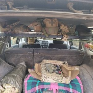 Модульна система зберігання Molle (Молле) для вікон багажника Mitsubishi Pajero Sport 1