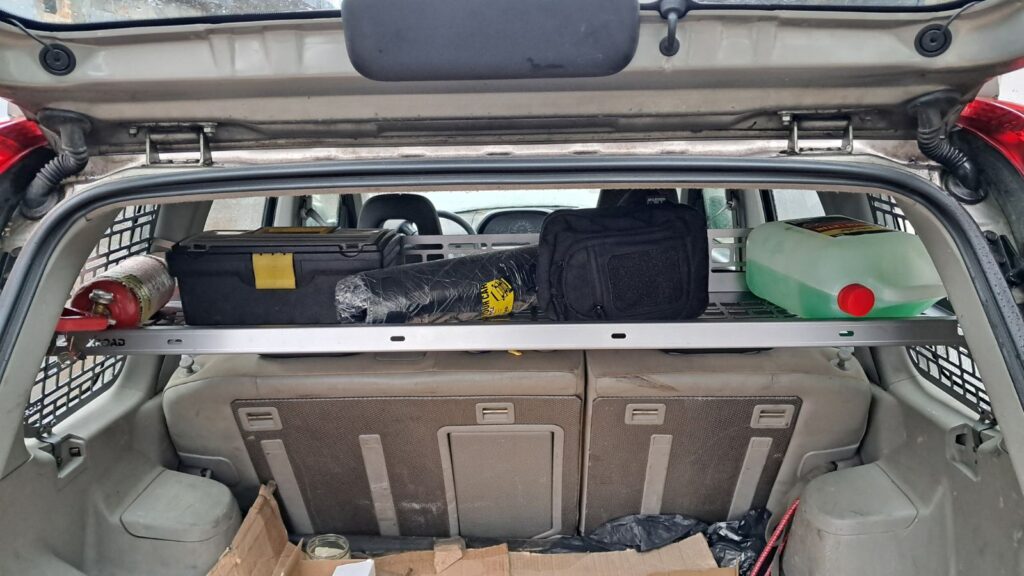 Модульна система зберігання Molle (Молле) для вікон багажника Nissan X-Trail T30 (2001-2008)