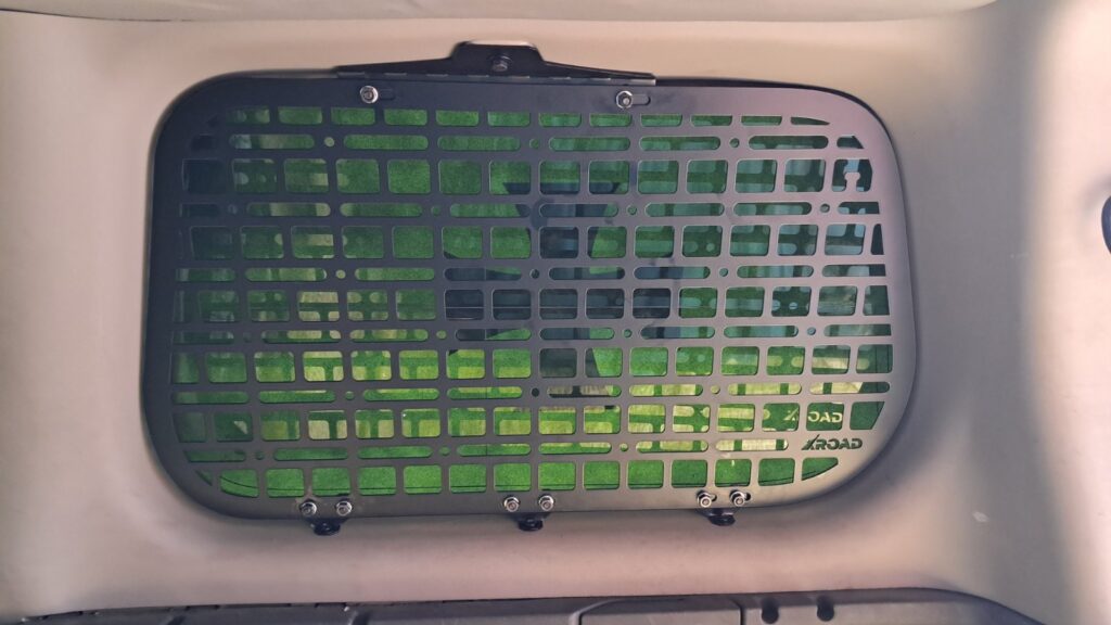 Модульна система зберігання Molle (Молле) для вікон багажника Nissan Pathfinder (2007-2012)