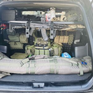 Модульна система зберігання Molle (Молле) для вікон багажника Nissan X-Trail T31 (2007-2014)