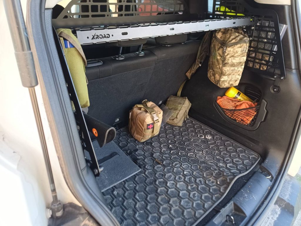 Модульна система зберігання Molle (Молле) для вікон багажника Jeep Renegade (2014+)