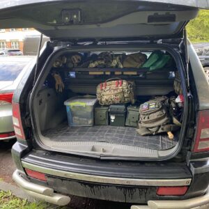 Модульна система зберігання Molle (Молле) для вікон багажника Jeep Grand Cherokee WK1