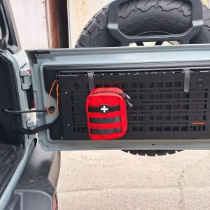 Відкидний стіл на двері багажника Jeep Wrangler — експедиційний складний стіл MOLLE без свердління
