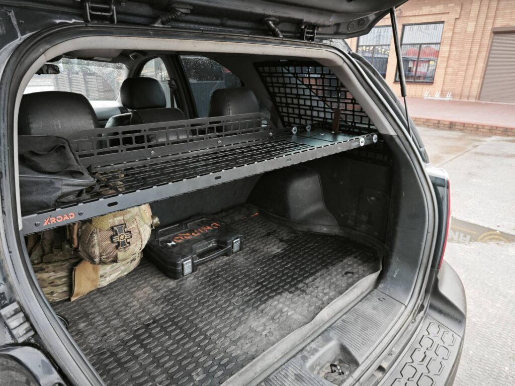 Модульна система зберігання Molle (Молле) для вікон багажника Kia Sorento BL (2002-2009)