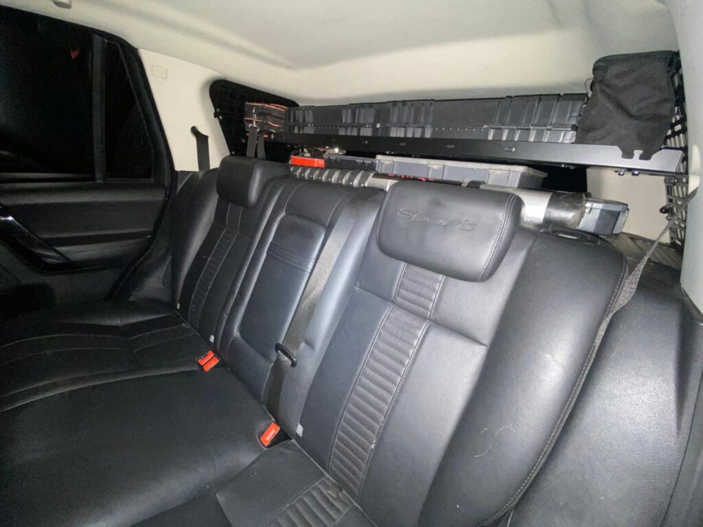 Модульна система зберігання Molle (Молле) для вікон багажника Land Rover Freelander G2 L359 (2006–2015)