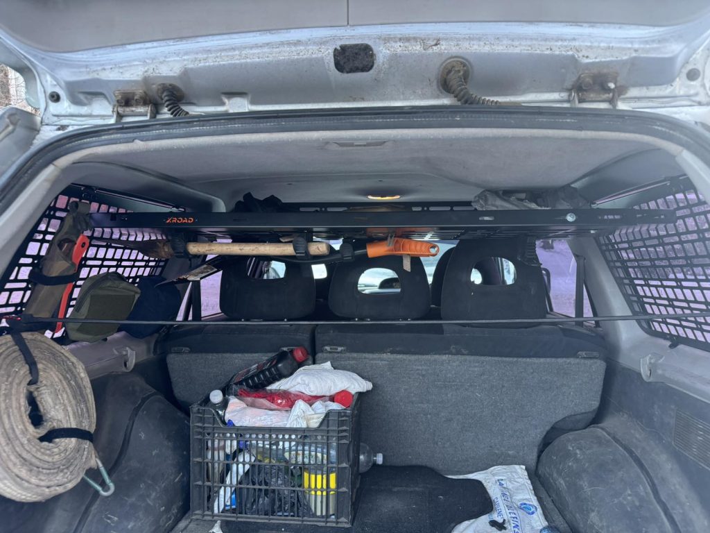 Модульна система зберігання Molle (Молле) для вікон багажника Mitsubishi Pajero Sport 1