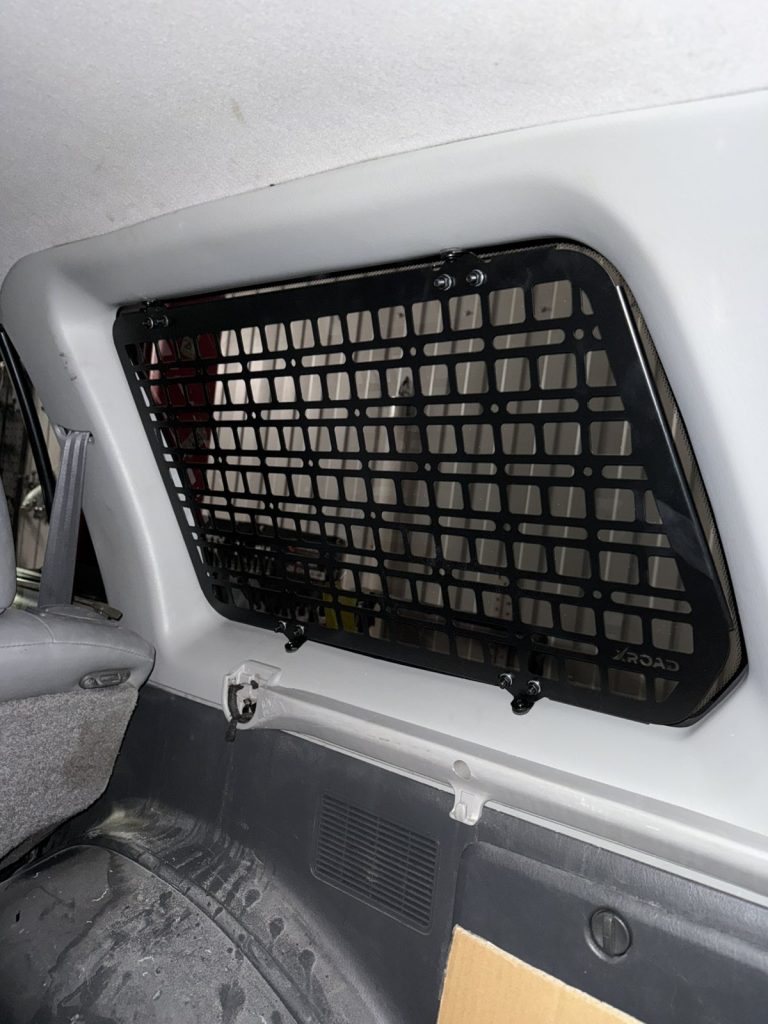 Модульна система зберігання Molle (Молле) для вікон багажника Mitsubishi Pajero Sport 1