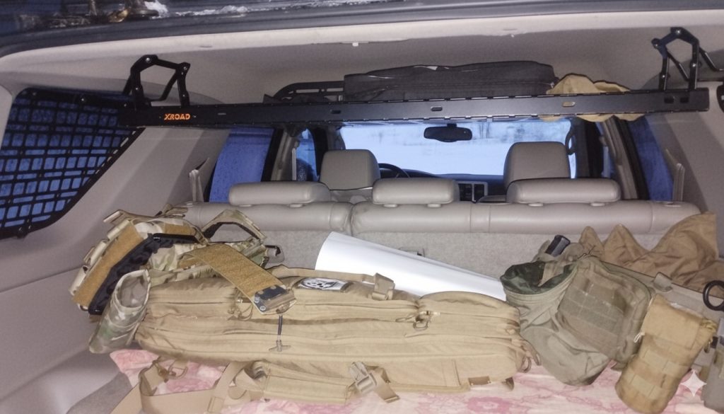 Модульна система зберігання Molle (Молле) для вікон багажника Toyota 4Runner 210