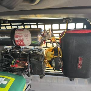 Модульна система зберігання Molle (Молле) для вікон багажника Subaru Forester 2 SG (2002-2008)