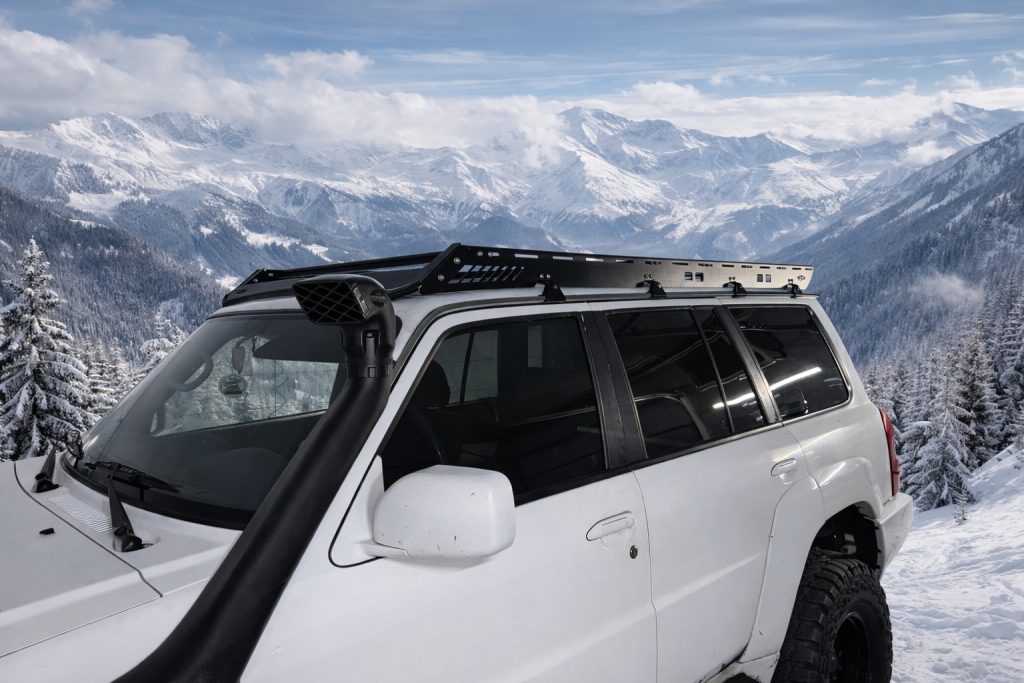 Експедиційний багажник на дах із водостоком для Nissan Patrol Y61