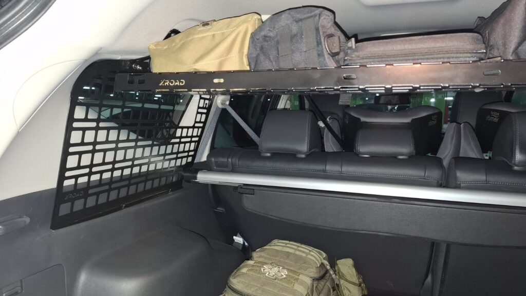 Модульна система зберігання Molle (Молле) для вікон багажника Mitsubishi Pajero Sport 3