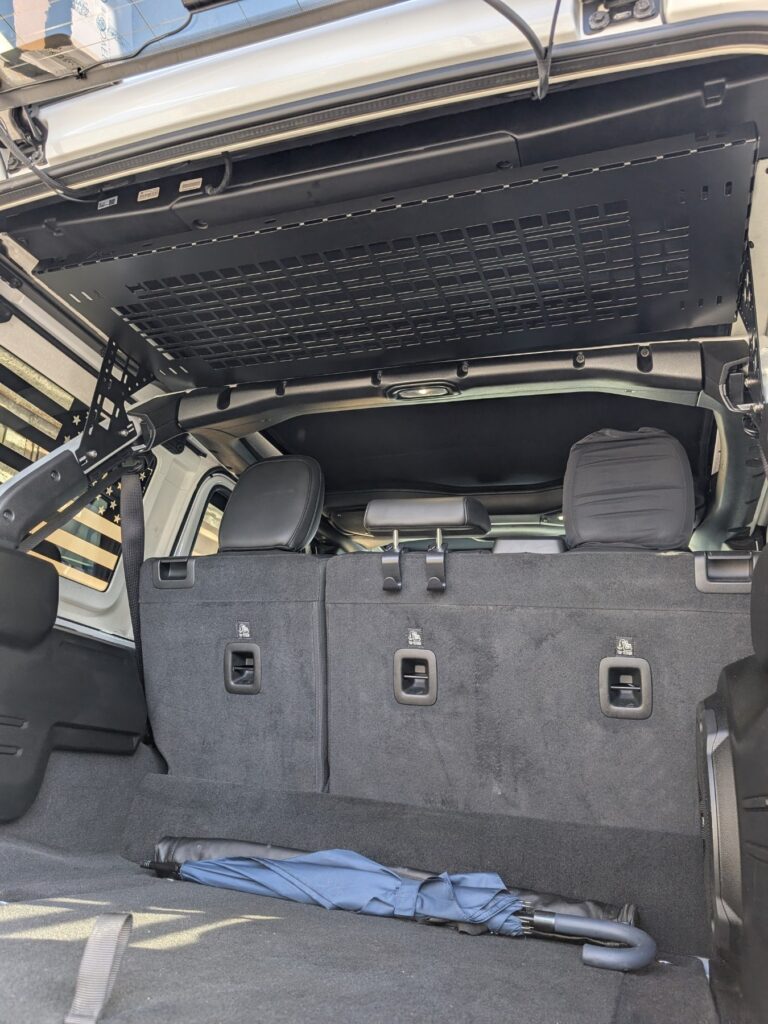Верхня полиця в багажник Jeep Wrangler JK/JL/TJ
