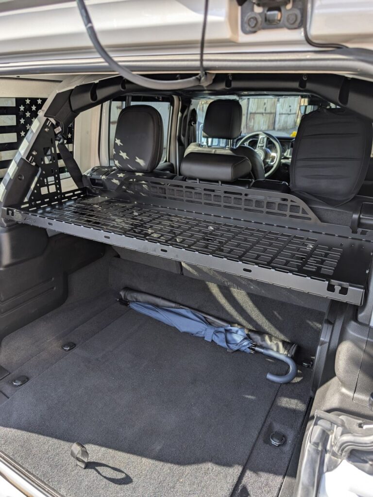Верхня полиця в багажник Jeep Wrangler JK/JL/TJ