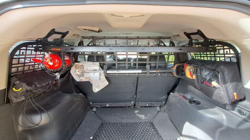 Модульна система зберігання Molle (Молле) для вікон багажника Mitsubishi Pajero Sport 3