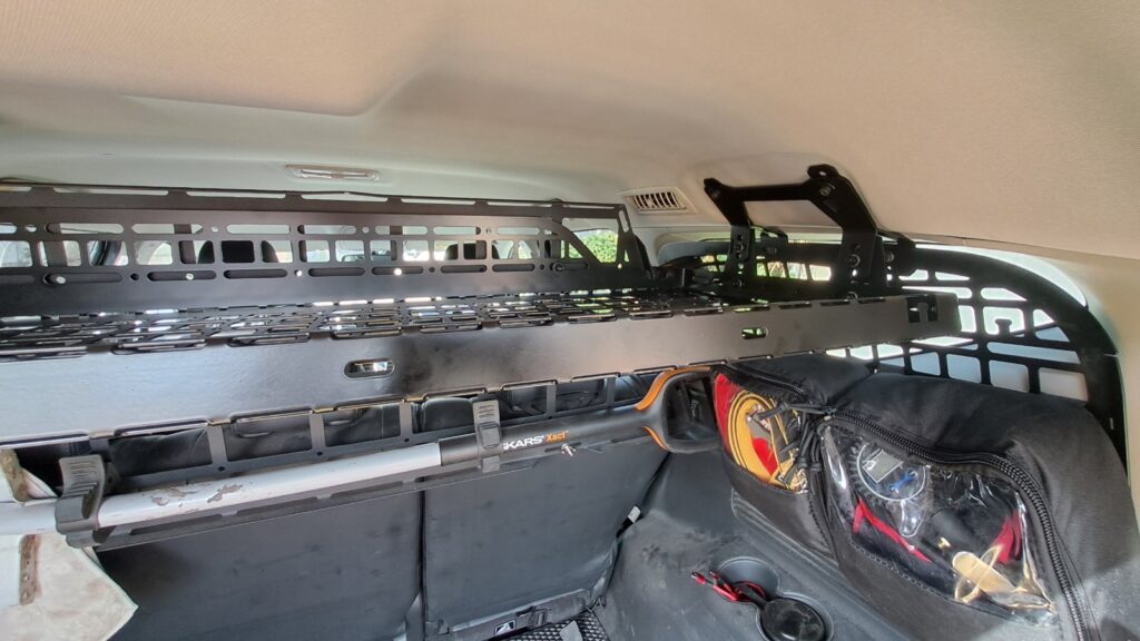 Модульна система зберігання Molle (Молле) для вікон багажника Mitsubishi Pajero Sport 3