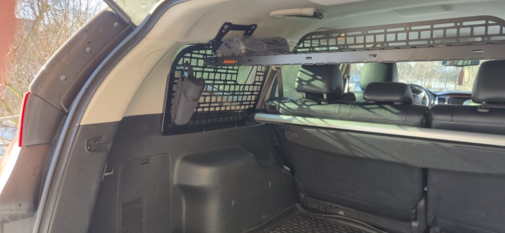 Модульна система зберігання Molle (Молле) для вікон багажника Mitsubishi Pajero Sport 3