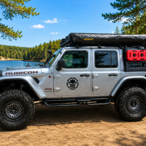 Зовнішня MOLLE-драбина для Jeep Wrangler – експедиційна драбина XRoad з кріпленням для спорядження