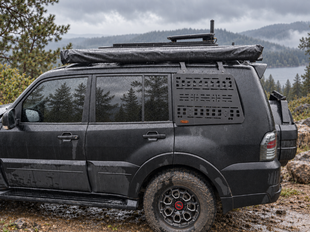 Зовнішня MOLLE-панель на вікно Mitsubishi Pajero Sport 1 XRoad
